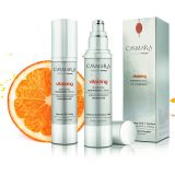 De thuisverzorgingsproducten die horen bij de Vitalizing Intensive Q10-verzorging.